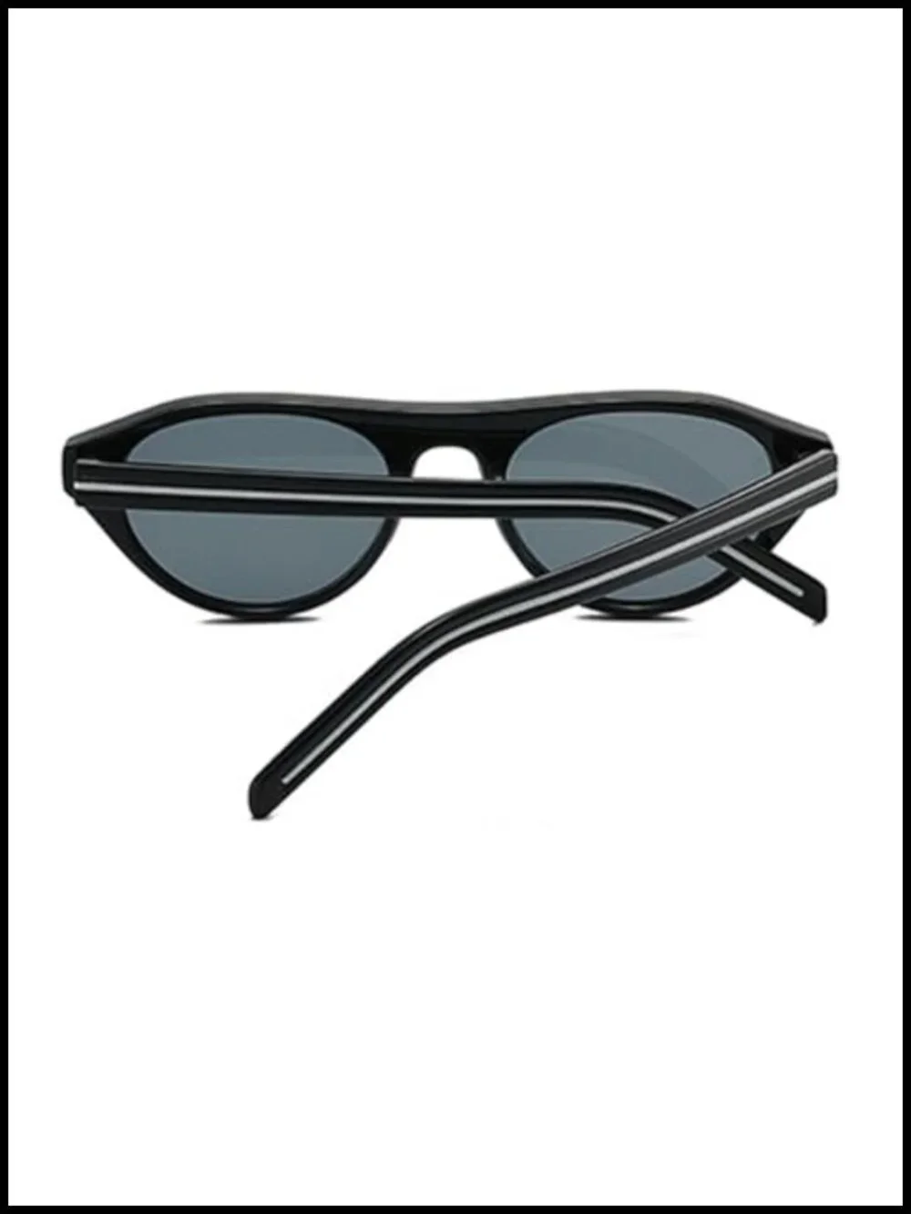 Retro Cat Eye Sunglasses with UV400 Protection, Lightweight Plastic Frame, 2